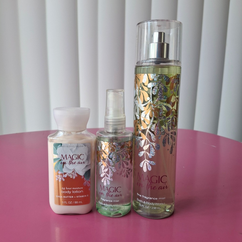 Bath & Body Works MAGIC IN THE AIR Fragrance Mist & Lotion Set 3 Pieces